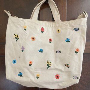 Baggu Horizontal Zip Duck Bag in Ditsy Floral